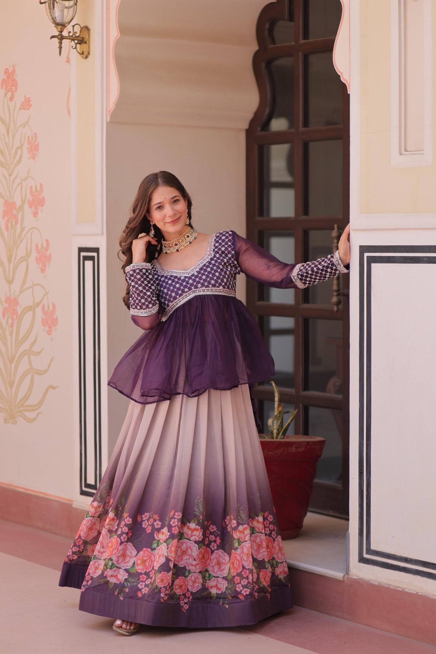 READYMADE LEHENGA CHOLI