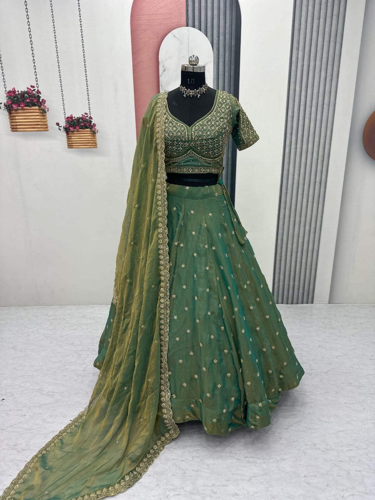Designer Ready To Wear Lehenga Choli With Dupatta