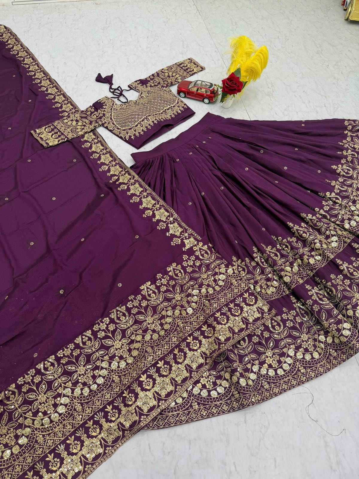 Designer Ready To Wear Lehenga Choli With Dupatta