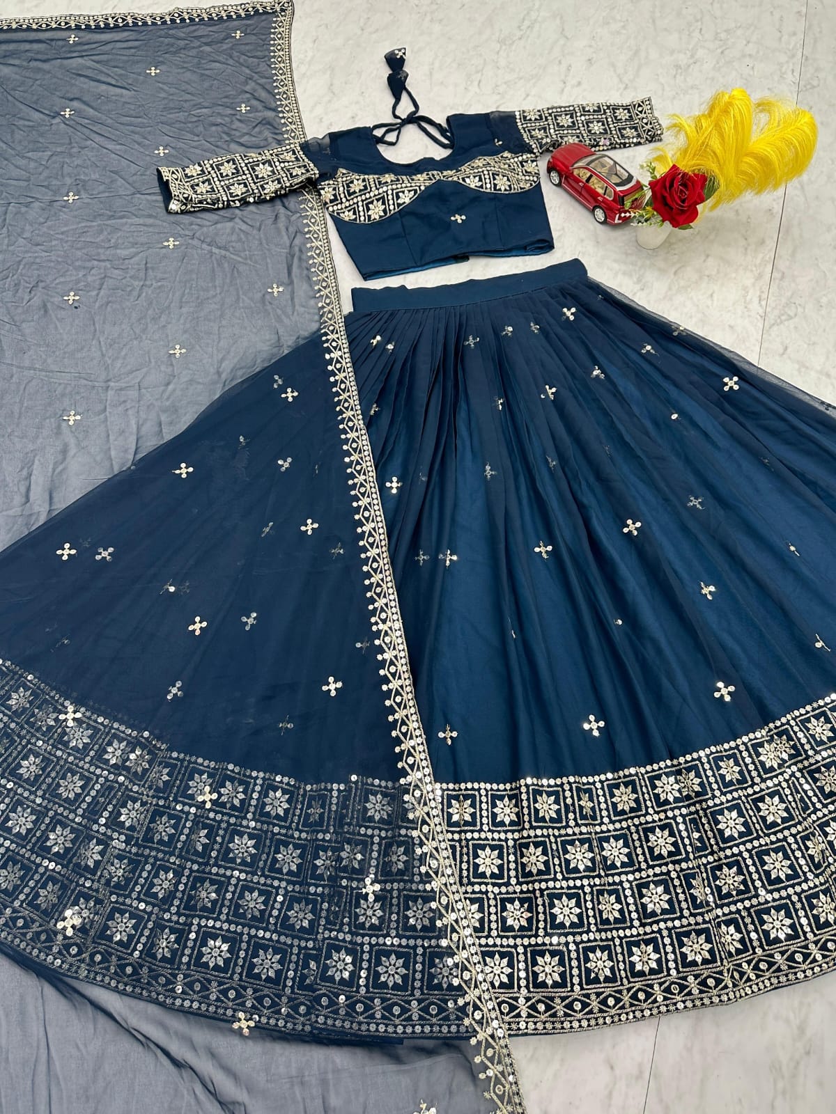 Designer Ready To Wear Lehenga Choli With Dupatta