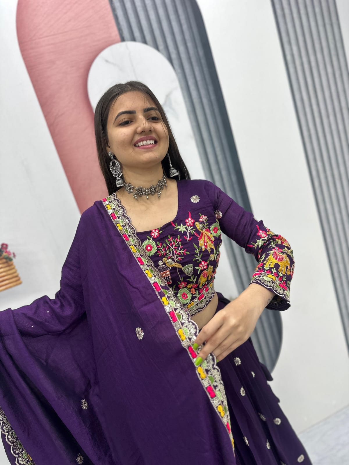 Designer Ready To Wear Lehenga Choli With Dupatta
