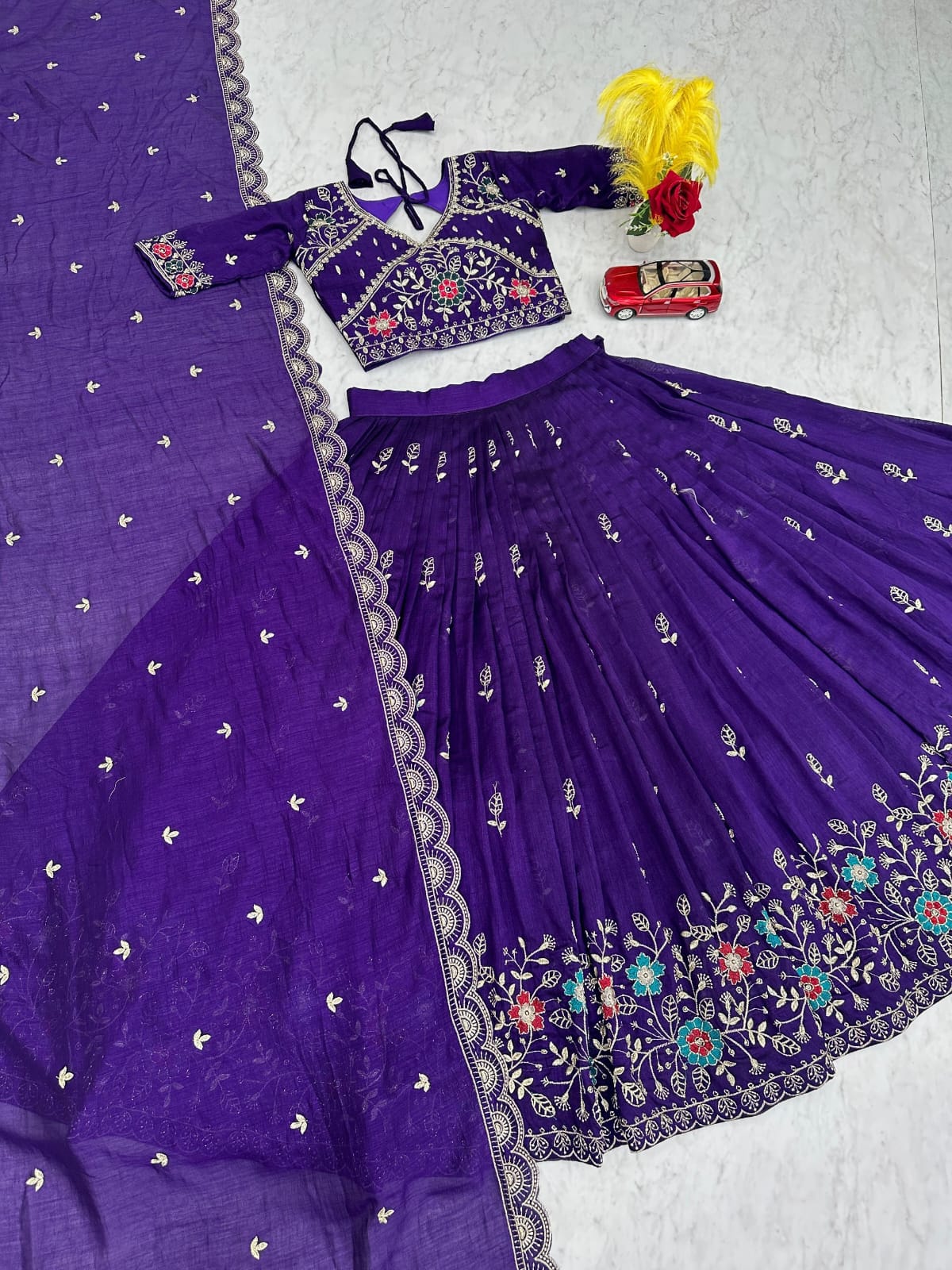 Designer Ready To Wear Lehenga Choli With Dupatta