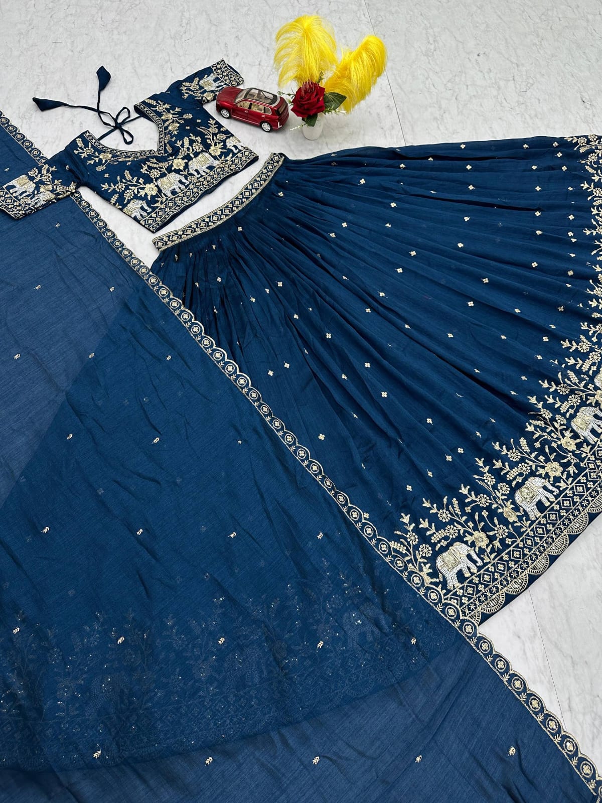 Designer Ready To Wear Lehenga Choli With Dupatta
