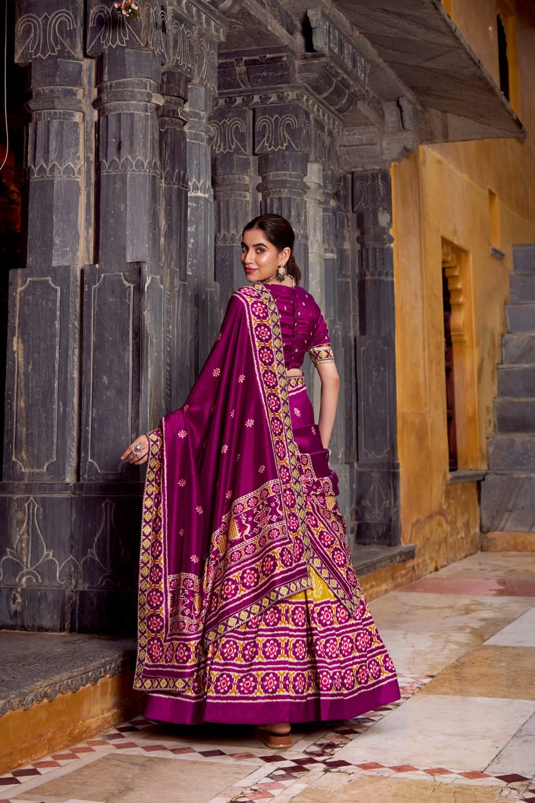 Traditional Lehenga Choli With Dupatta | Traditional South Indian Half Saree