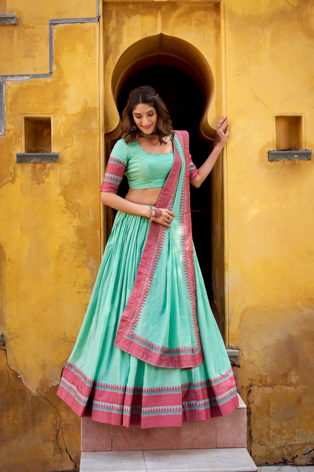 Traditional Lehenga Choli With Dupatta