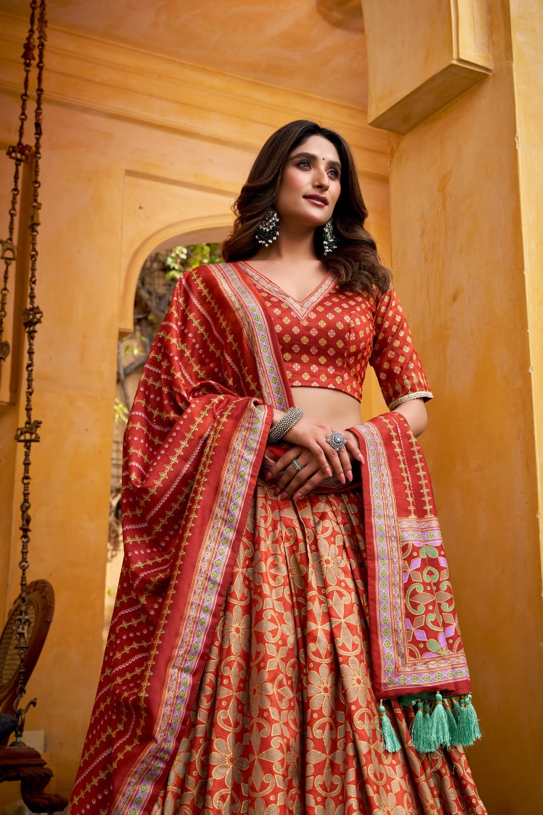 Traditional Lehenga Choli With Dupatta