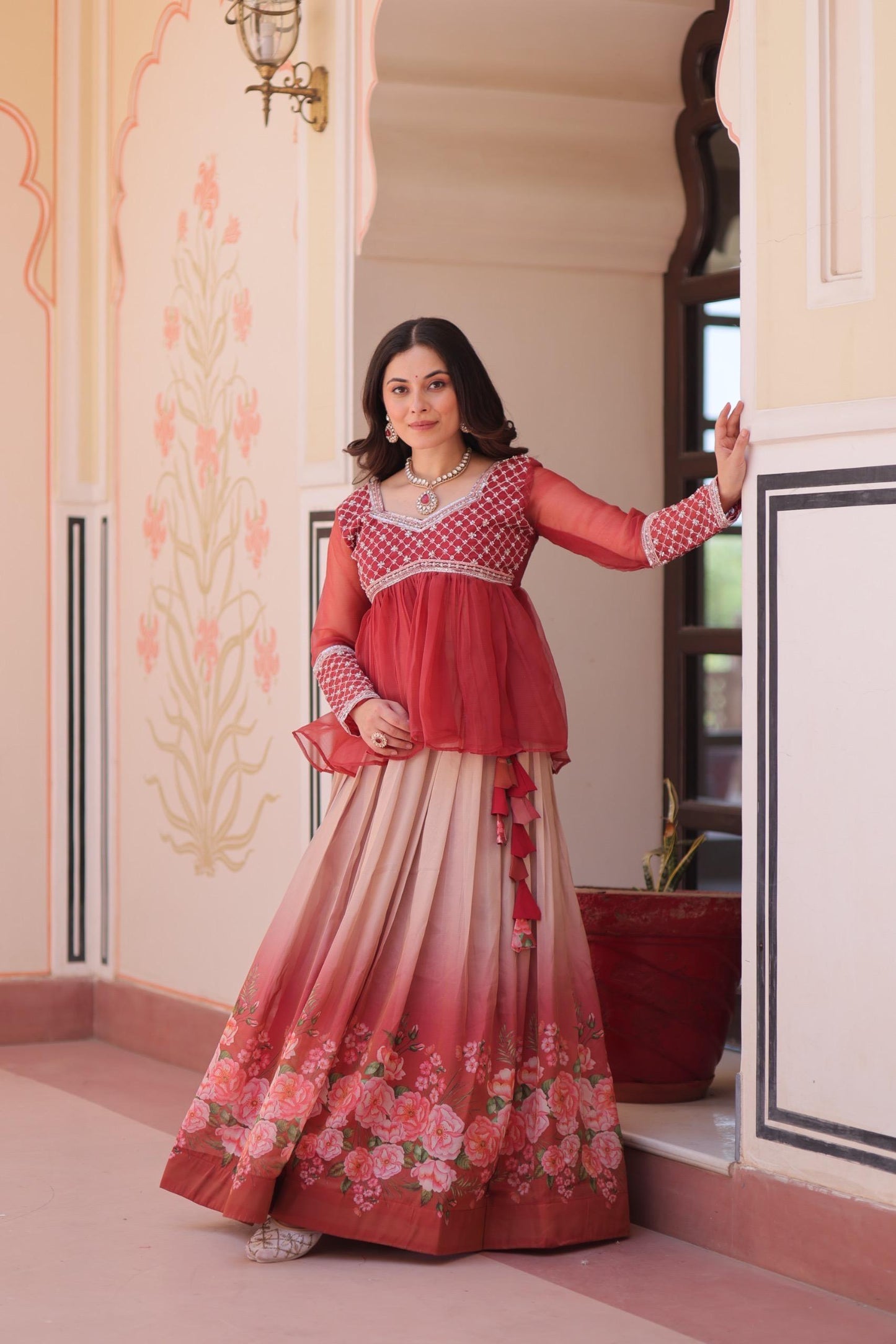 READYMADE LEHENGA CHOLI