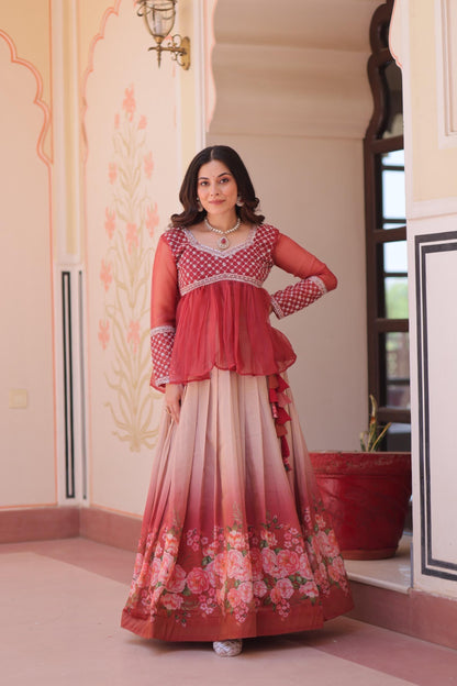 READYMADE LEHENGA CHOLI
