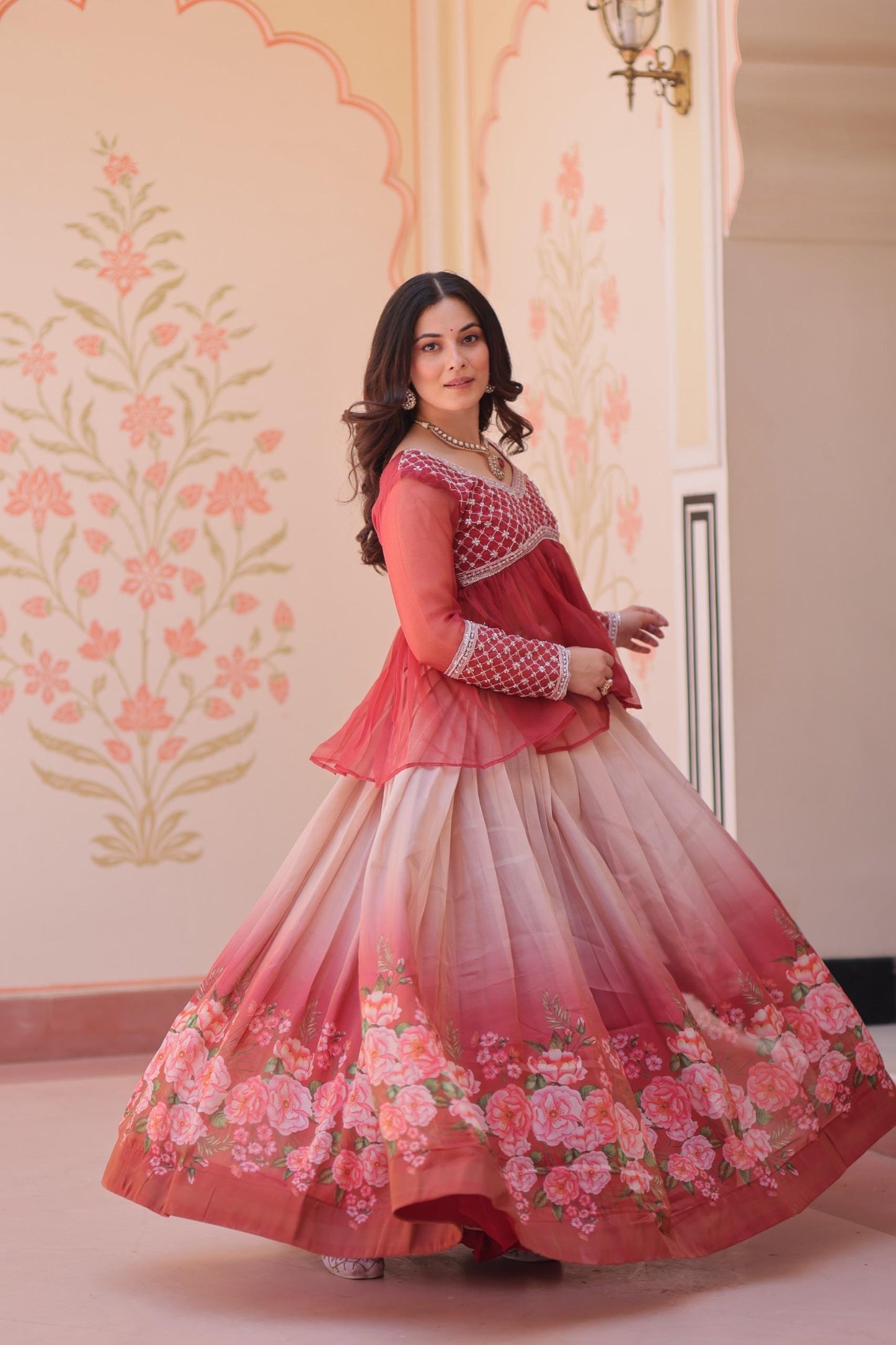 READYMADE LEHENGA CHOLI