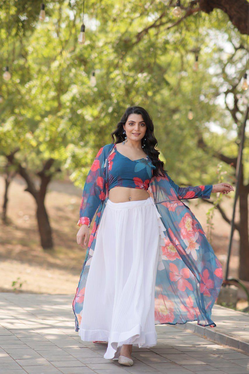 LEHENGA CHOLI & SHRUG