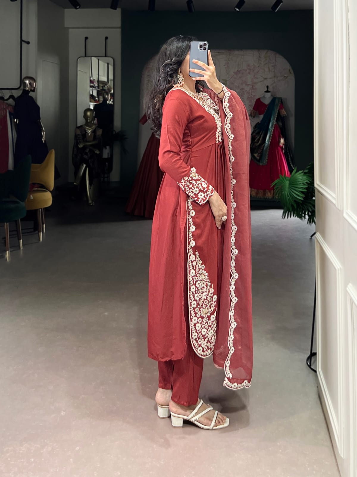 Designer Party Wear Salwar Suit With Dupatta set