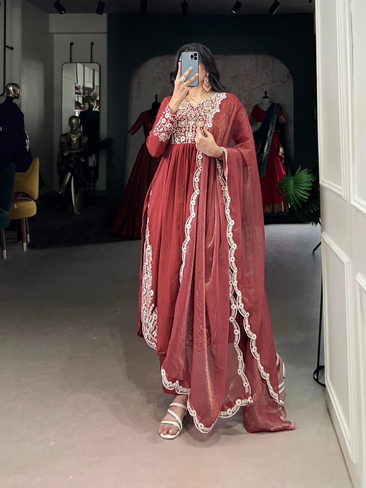Designer Party Wear Salwar Suit With Dupatta set