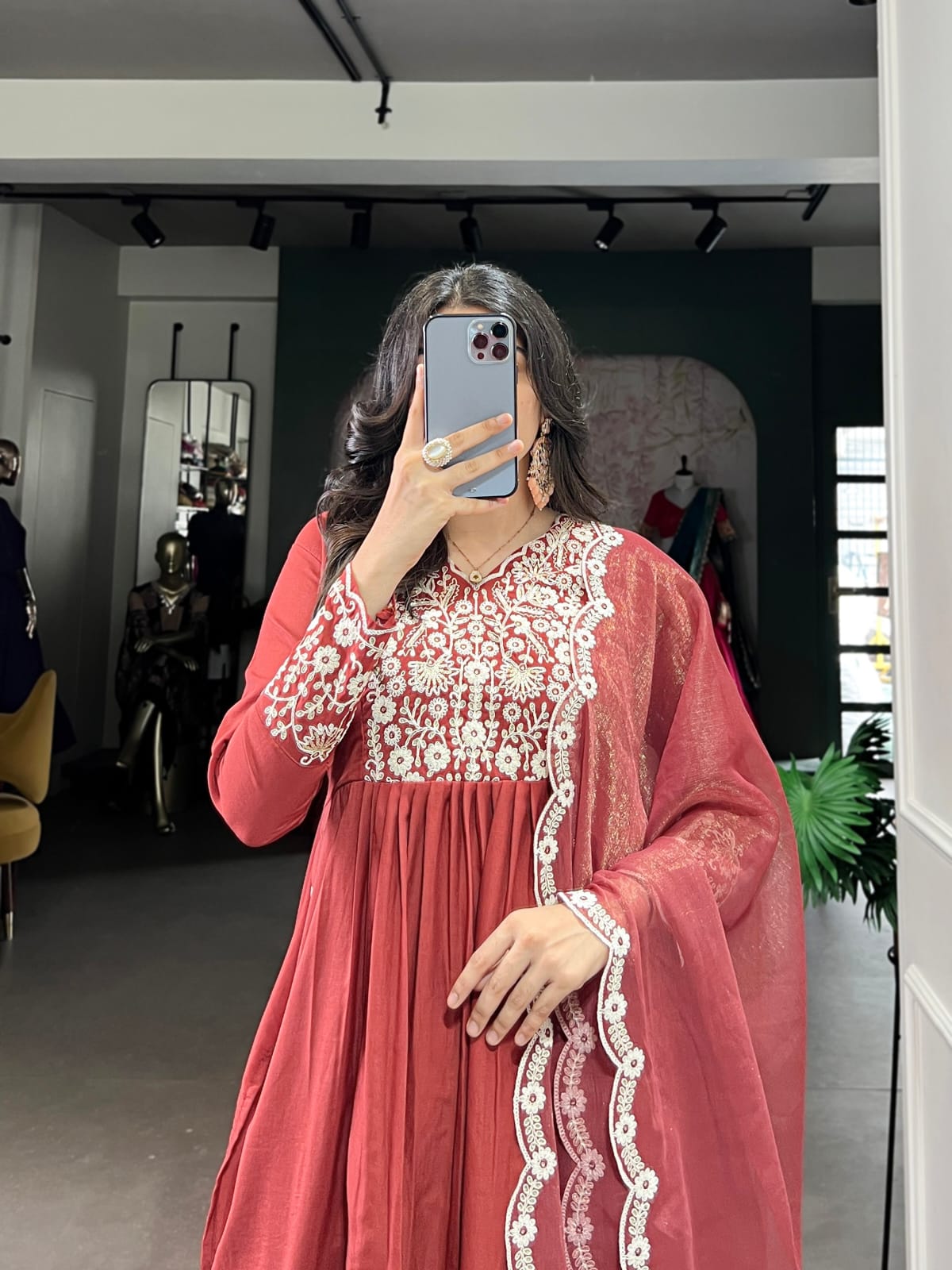 Designer Party Wear Salwar Suit With Dupatta set