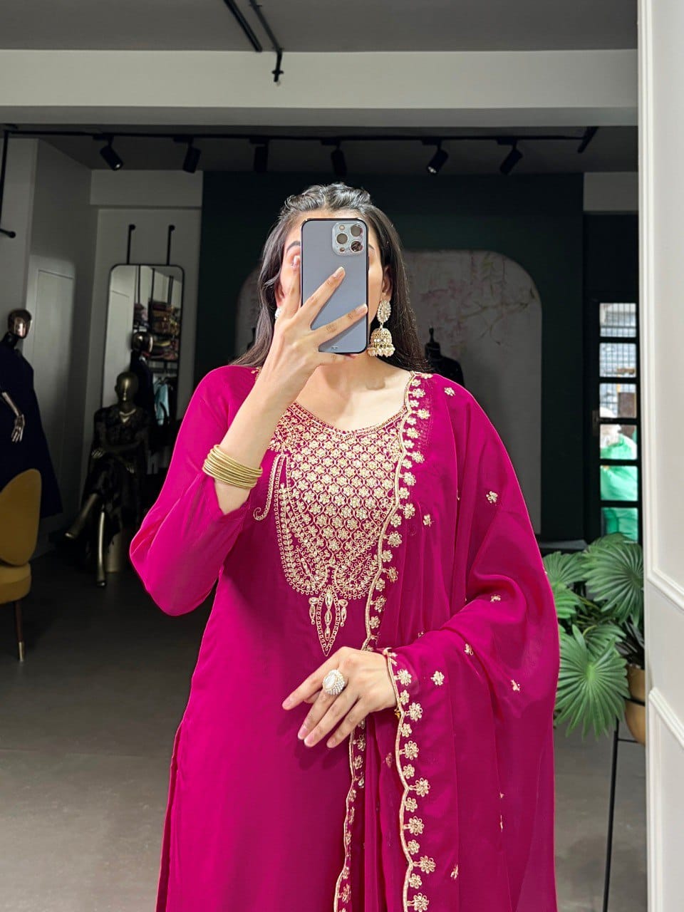 Designer Party Wear Salwar Suit With Dupatta set