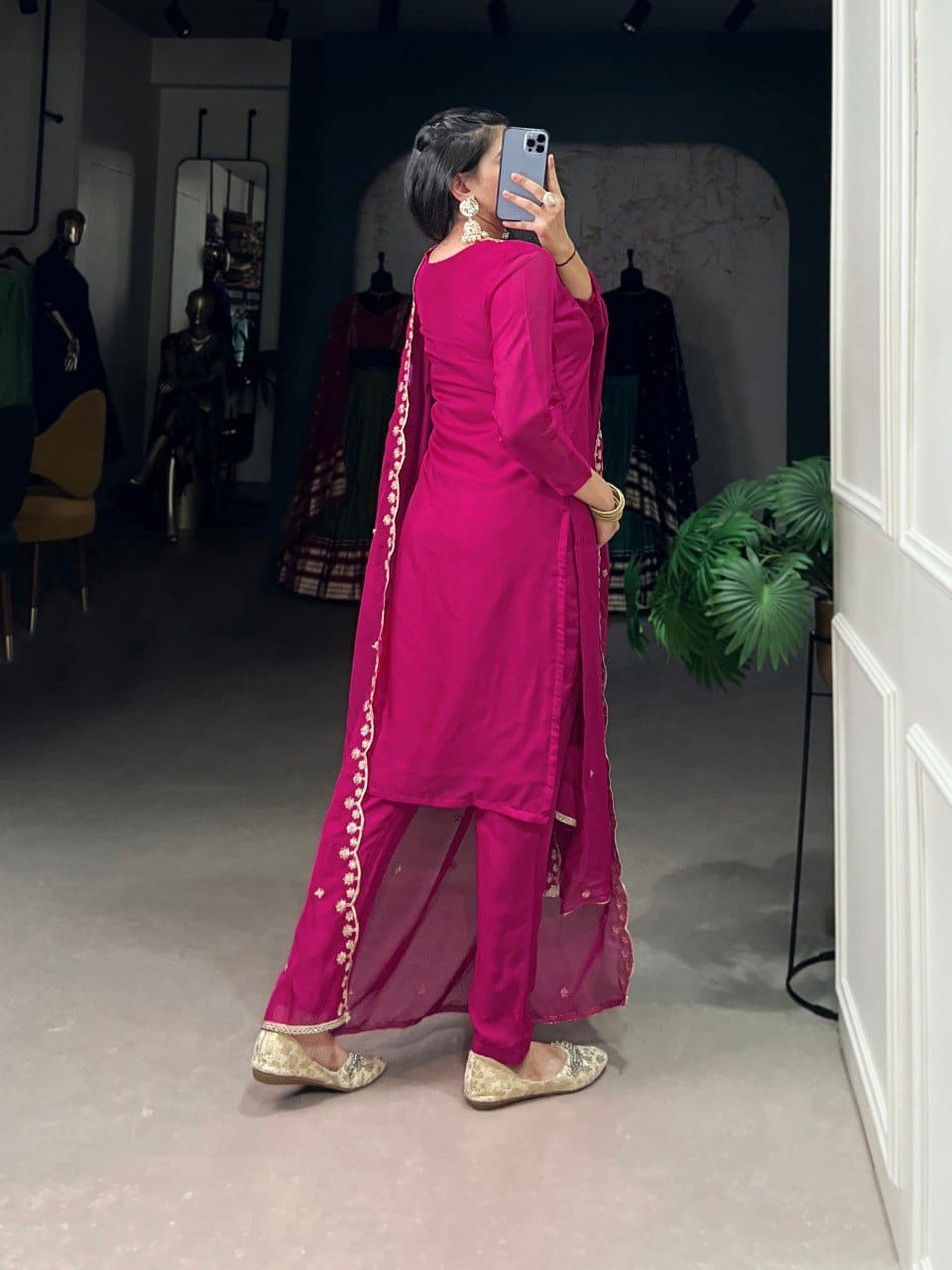 Designer Party Wear Salwar Suit With Dupatta set