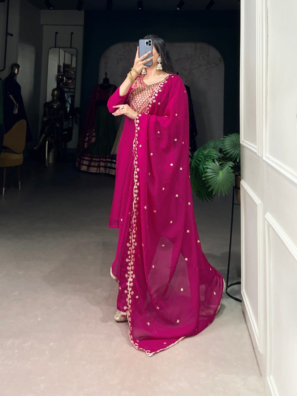 Designer Party Wear Salwar Suit With Dupatta set