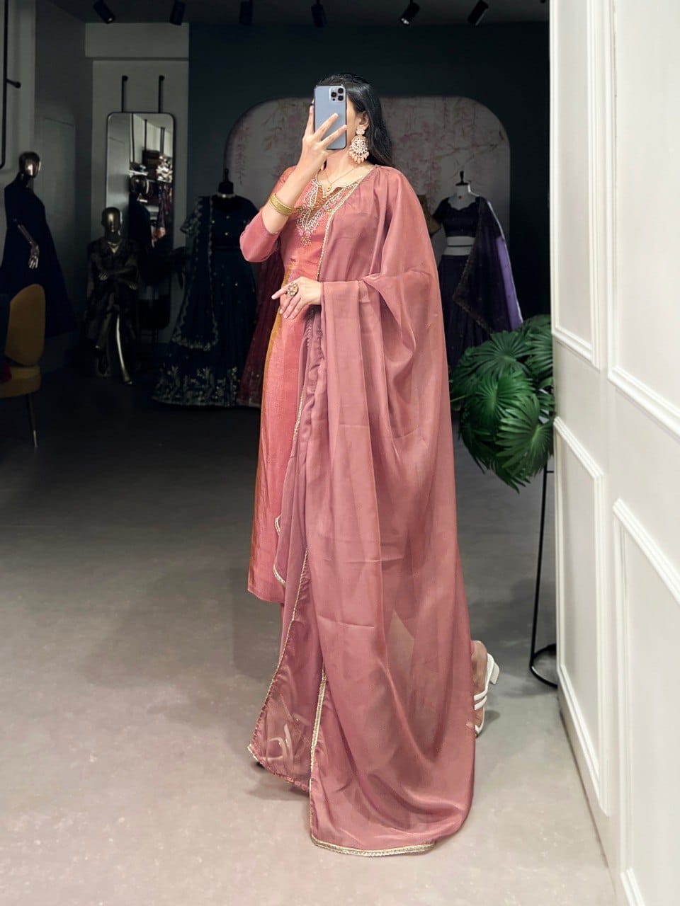 Designer Party Wear Salwar Suit With Dupatta set