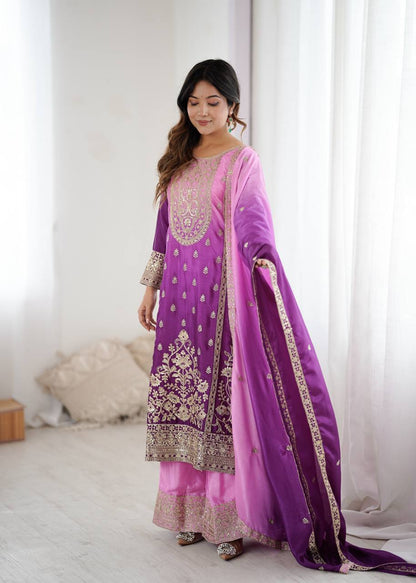 Designer Party Wear  Salwar Suit With Dupatta set