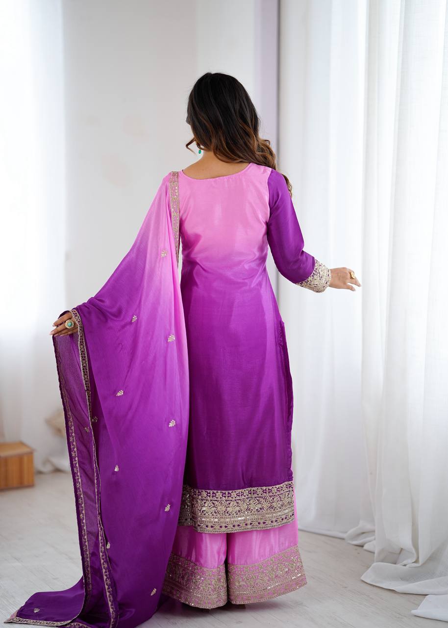 Designer Party Wear  Salwar Suit With Dupatta set