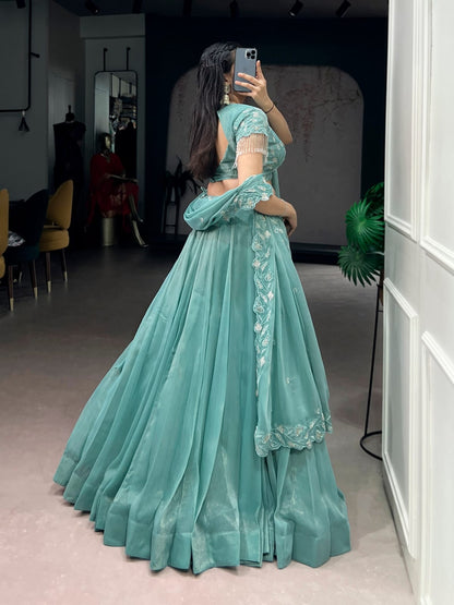 Embroidery Work Designer Lehenga Choli With Dupatta