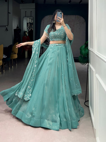 Embroidery Work Designer Lehenga Choli With Dupatta