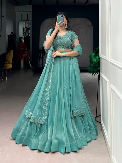 Embroidery Work Designer Lehenga Choli With Dupatta