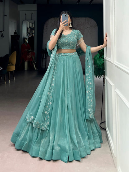 Embroidery Work Designer Lehenga Choli With Dupatta