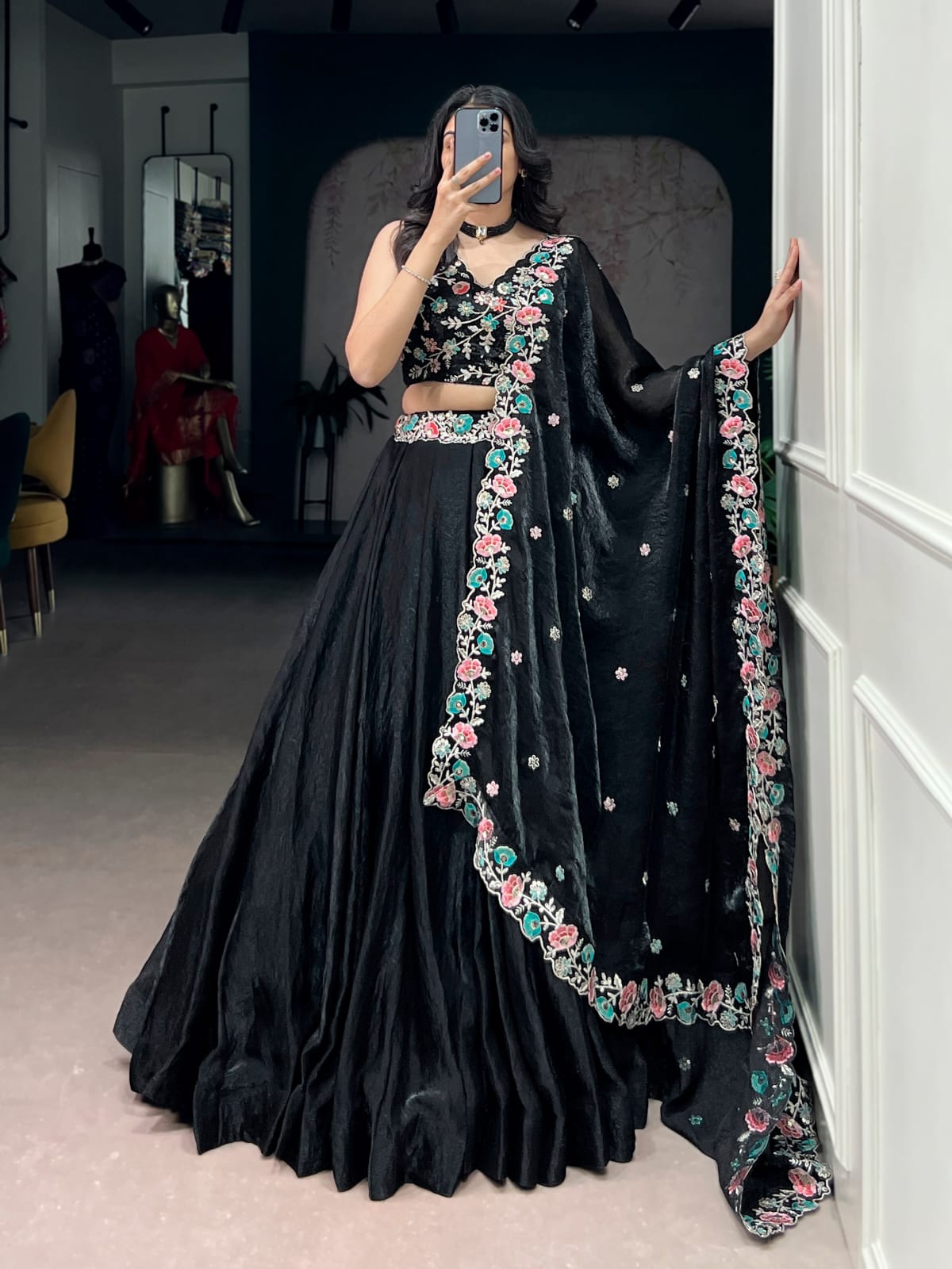 Embroidery Work Designer Lehenga Choli With Dupatta