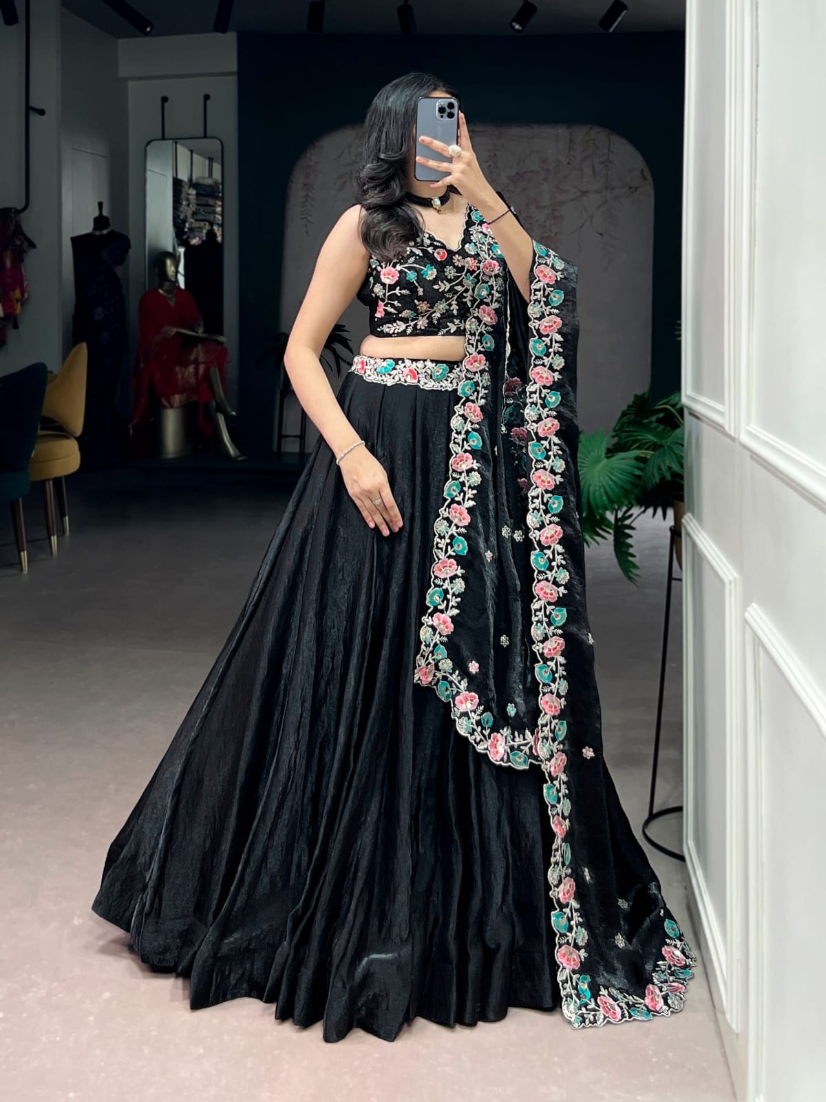 Embroidery Work Designer Lehenga Choli With Dupatta