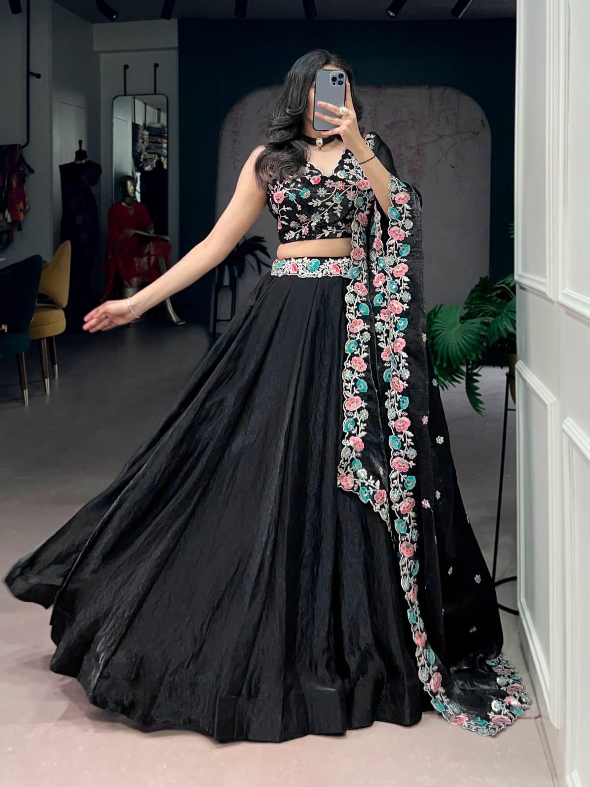 Embroidery Work Designer Lehenga Choli With Dupatta