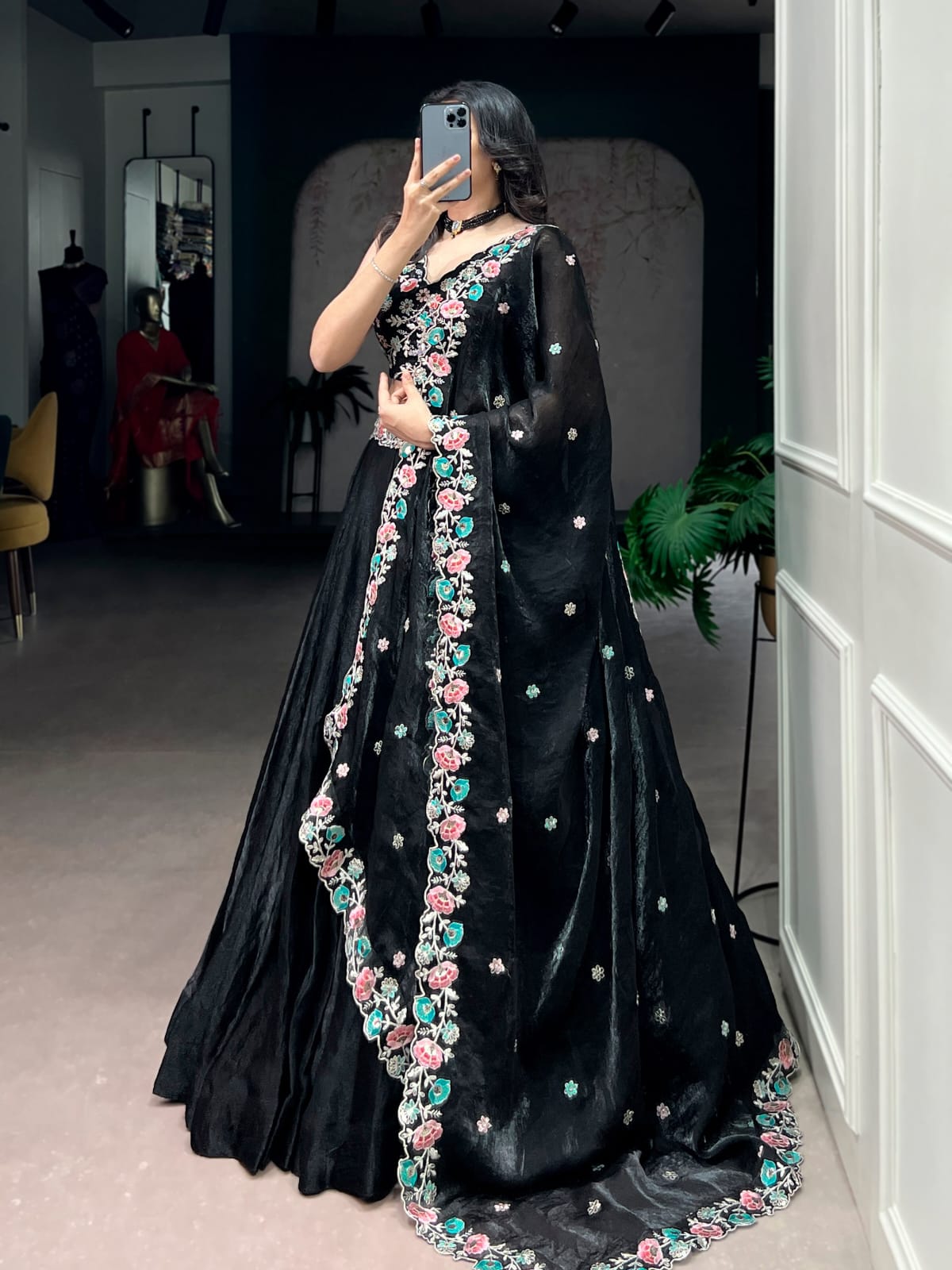 Embroidery Work Designer Lehenga Choli With Dupatta
