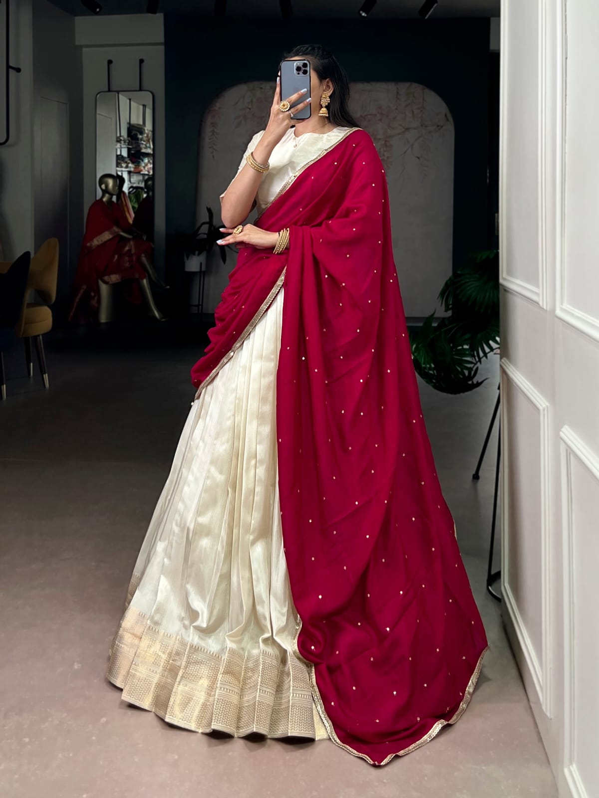 Dola Silk Lehenga Choli With Dupatta