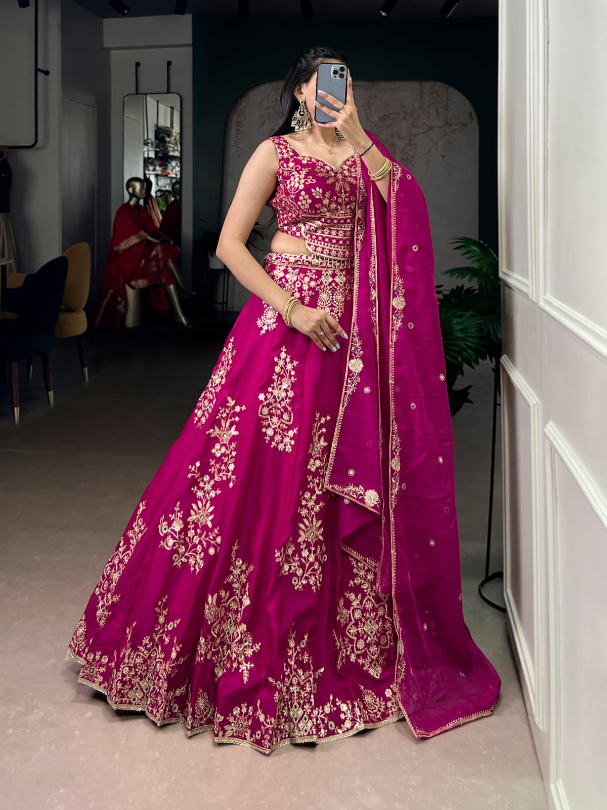 Designer Wedding Lehenga choli with Dupatta