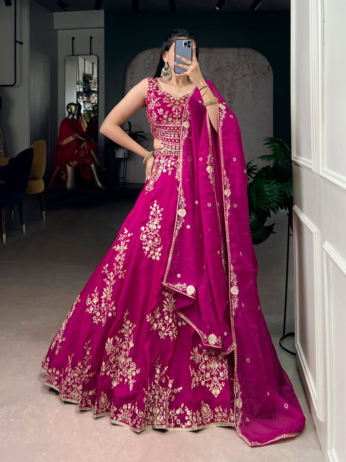Designer Wedding Lehenga choli with Dupatta