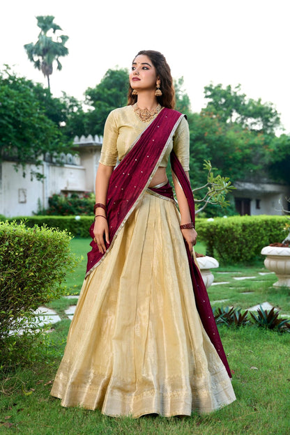 Kanchipuram Traditional Lehenga Choli With Dupatta