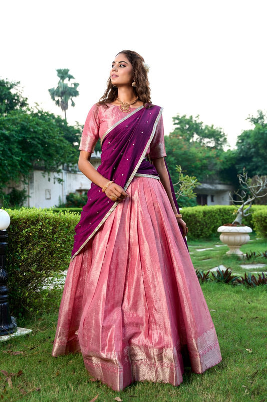 Kanchipuram Traditional Lehenga Choli With Dupatta