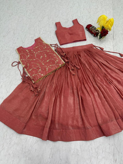 Party Wear Lehenga Choli With Jacket