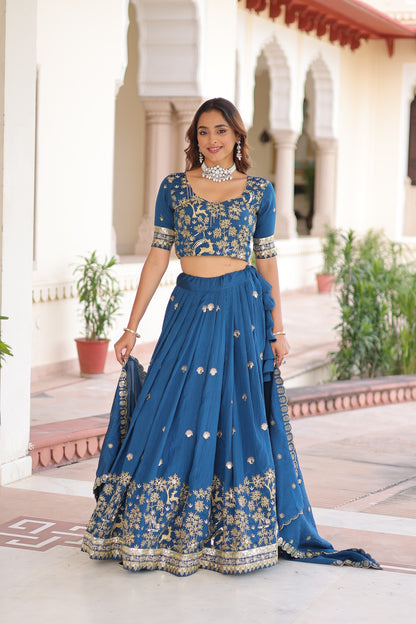 Morpiech Colour Designer Lehenga Choli with Dupatta