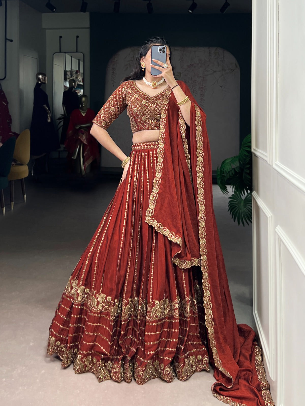 Wedding Lehenga Choli With Dupatta