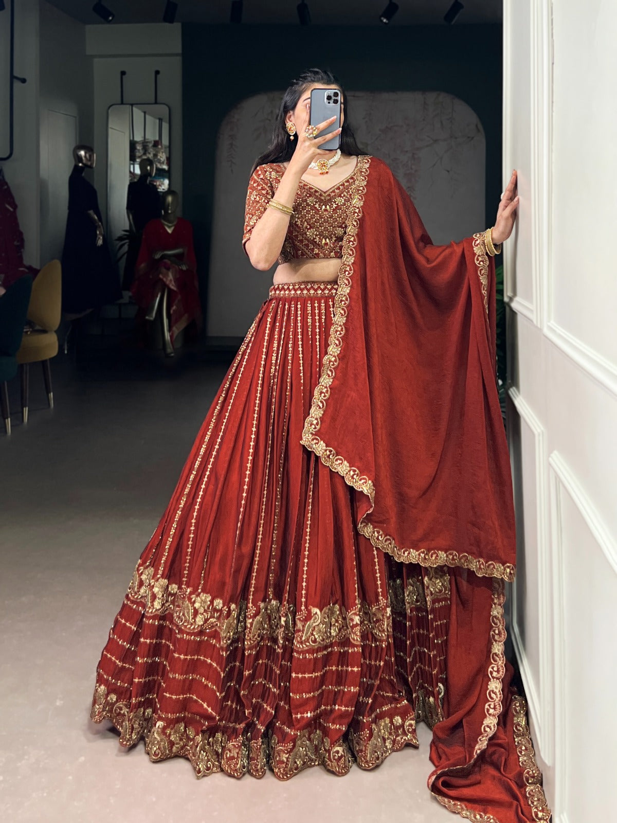 Wedding Lehenga Choli With Dupatta