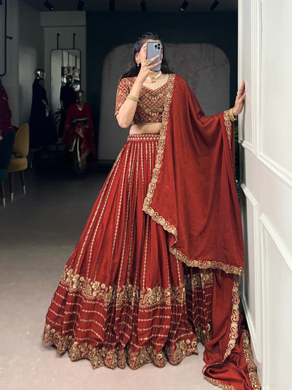 Wedding Lehenga Choli With Dupatta