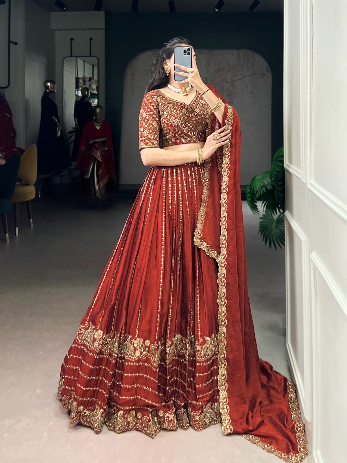 Wedding Lehenga Choli With Dupatta