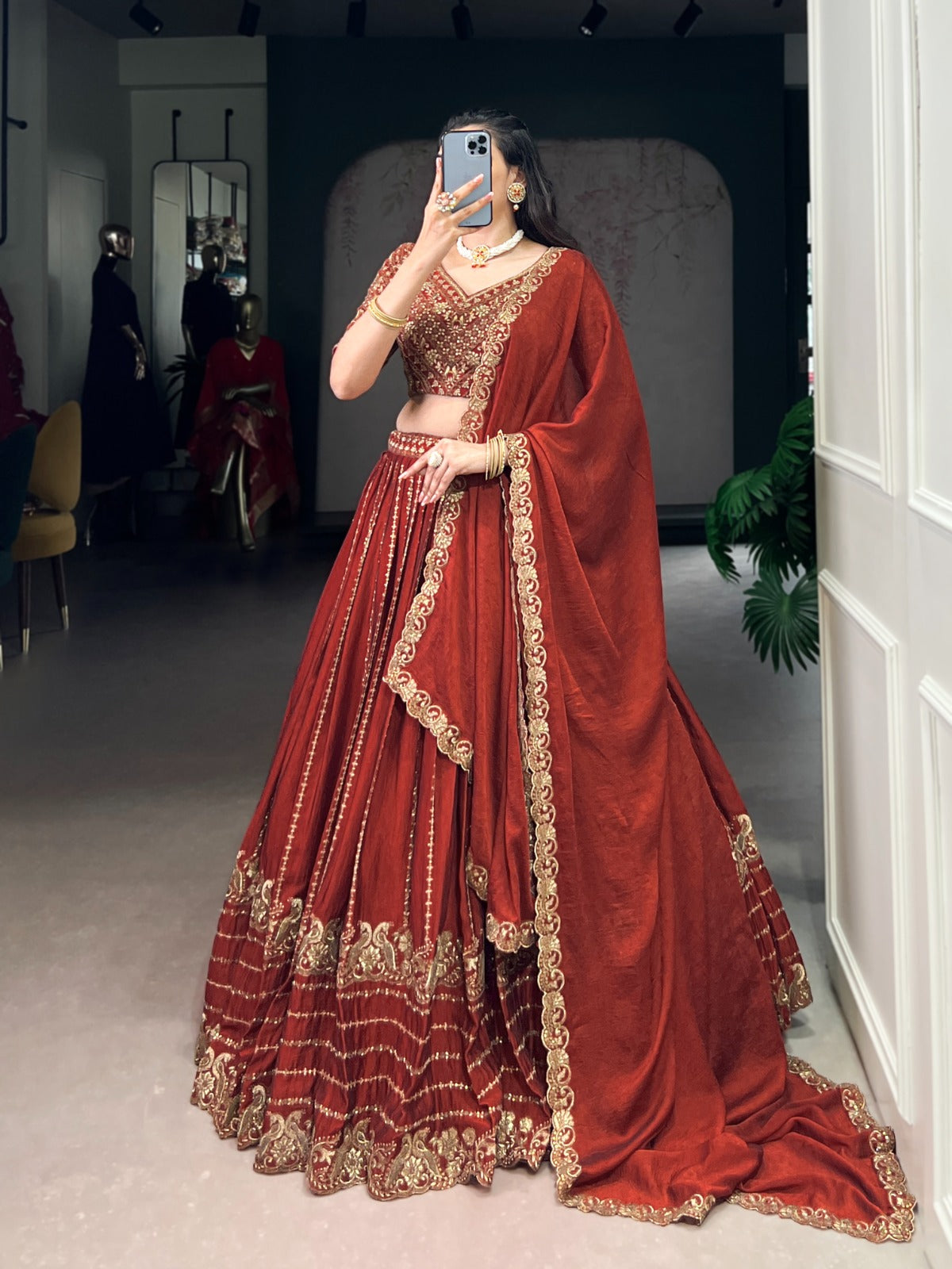 Wedding Lehenga Choli With Dupatta