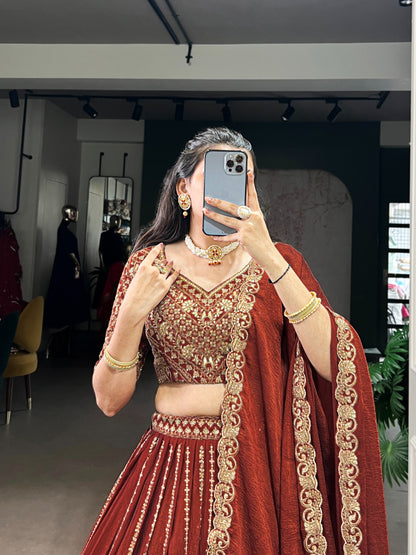 Wedding Lehenga Choli With Dupatta
