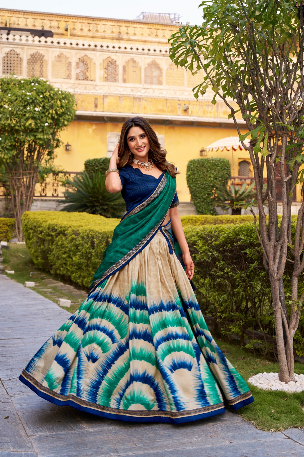 Tasar Silk Lehenga Choli With Dupatta