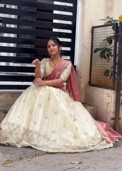 Designer Ready To Wear Lehenga Choli With Dupatta