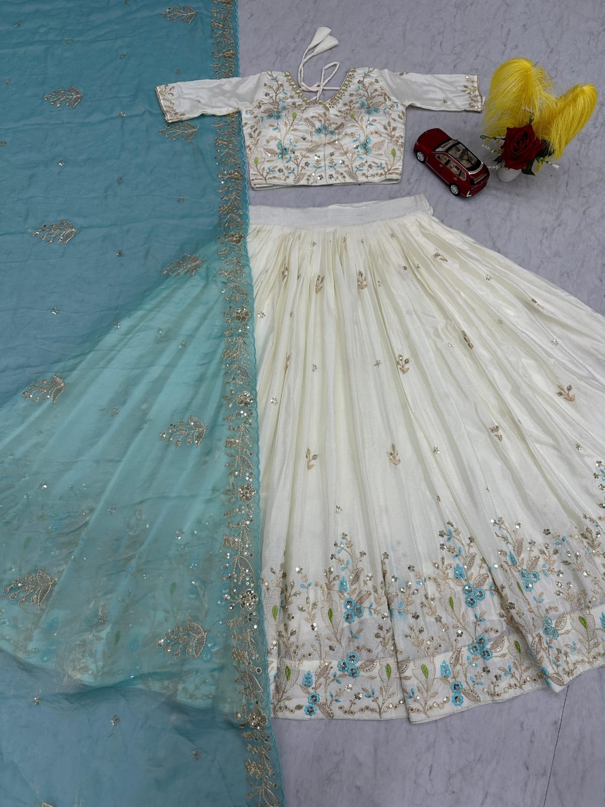 Designer Ready To Wear Lehenga Choli With Dupatta