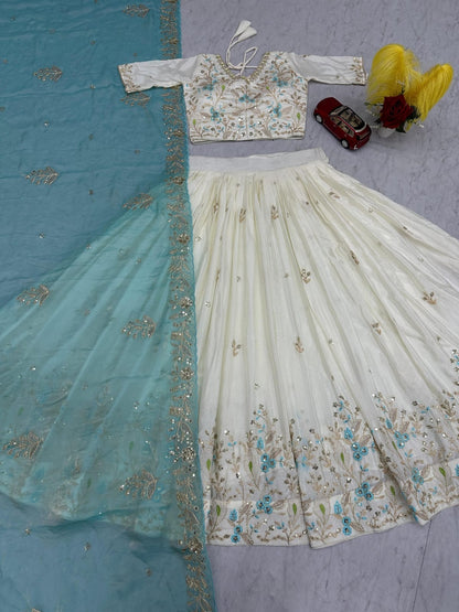 Designer Ready To Wear Lehenga Choli With Dupatta