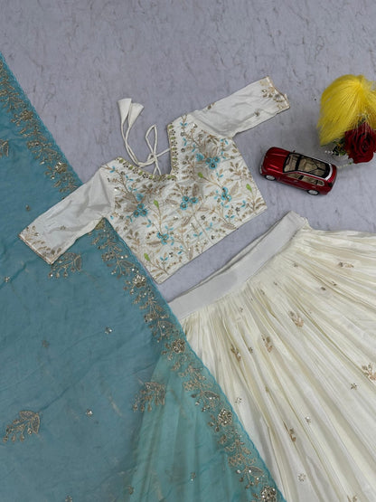Designer Ready To Wear Lehenga Choli With Dupatta