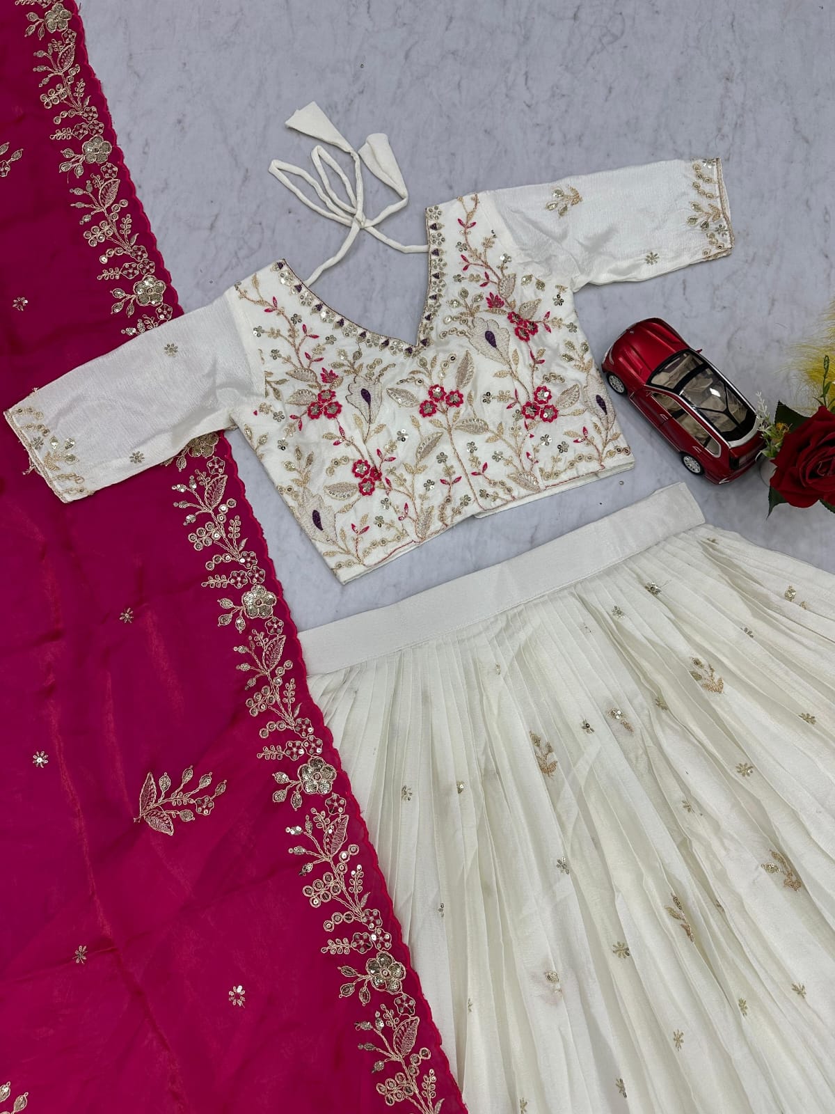 Designer Ready To Wear Lehenga Choli With Dupatta